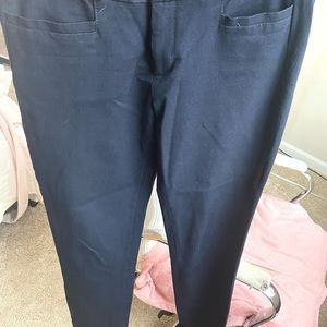 Sloan Dark Navy Blue Pants- Banana Republic